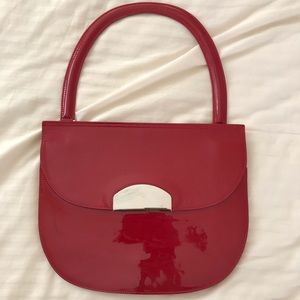 Maison Martin Margiela patent leather handle bag